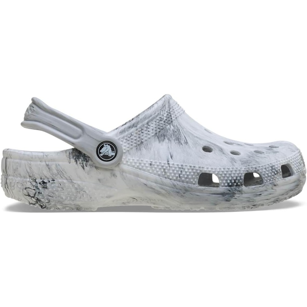 image:imageCrocs Unisex Adult Classic Marbled Tiedye ClogsGrey Swirl