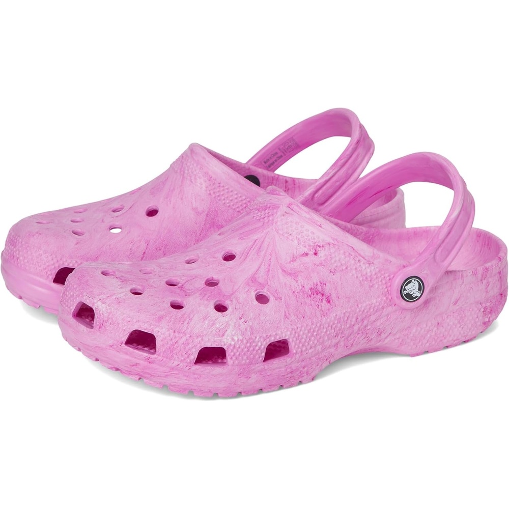 image:imageCrocs Unisex Adult Classic Marbled Tiedye ClogsPink Swirl