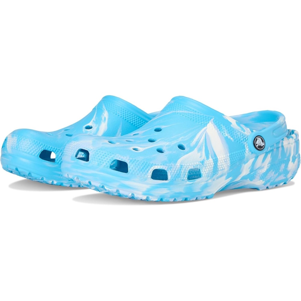 image:imageCrocs Unisex Adult Classic Marbled Tiedye ClogsTinted GlassMulti