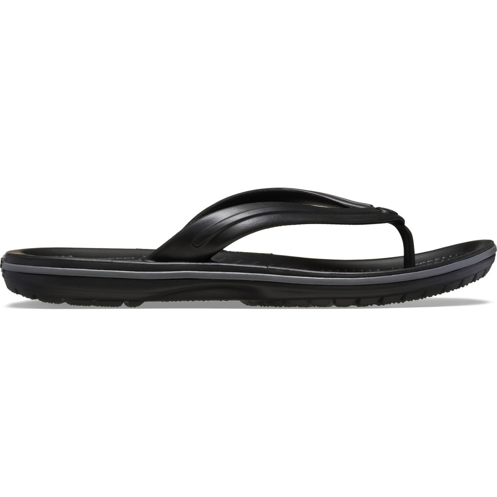 image:imageCrocs Unisex Adult Crocband Flip Flop SandalBlack Slate Grey