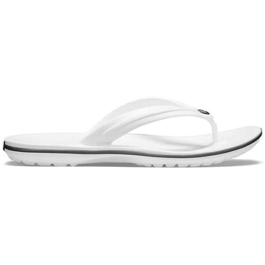 image:imageCrocs Unisex Adult Crocband Flip Flop SandalClock BandWhite