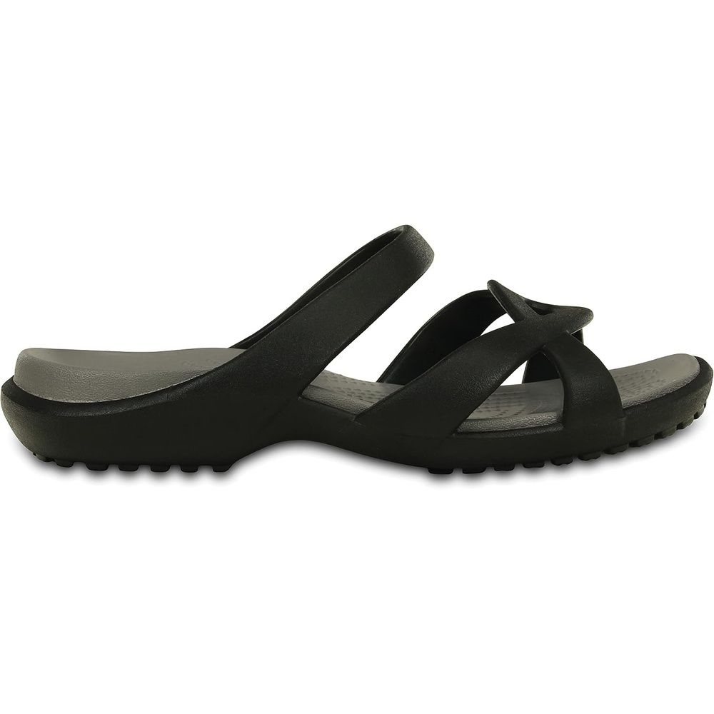 image:imageCrocs Unisex Adult Crocband Flip Flop SandalMeleenBlackSmoke