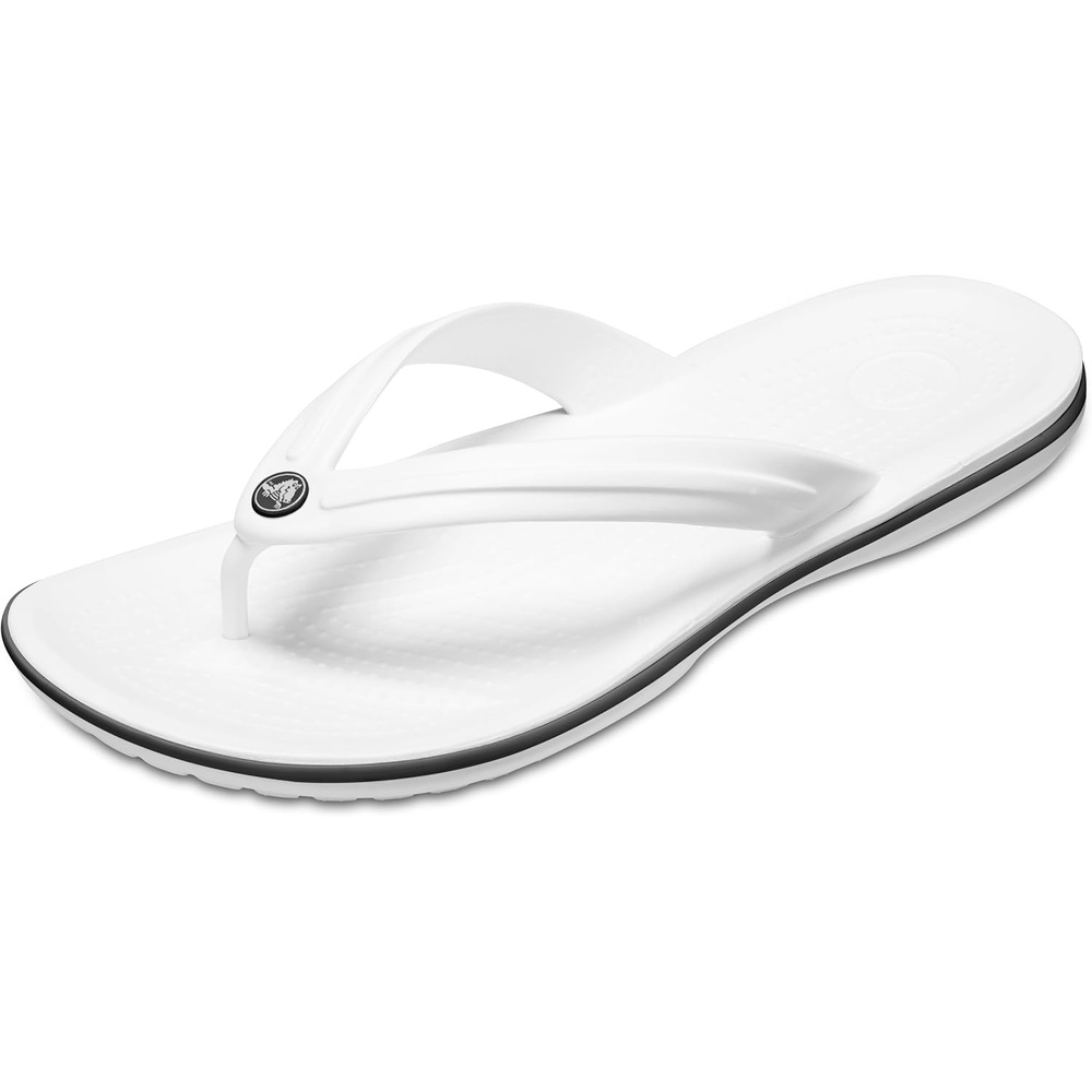 image:imageCrocs Unisex Adult Crocband Flip Flop SandalWhite