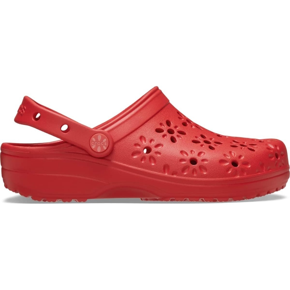 image:imageCrocs Unisex Adult Floral Classic ClogsCherry Red