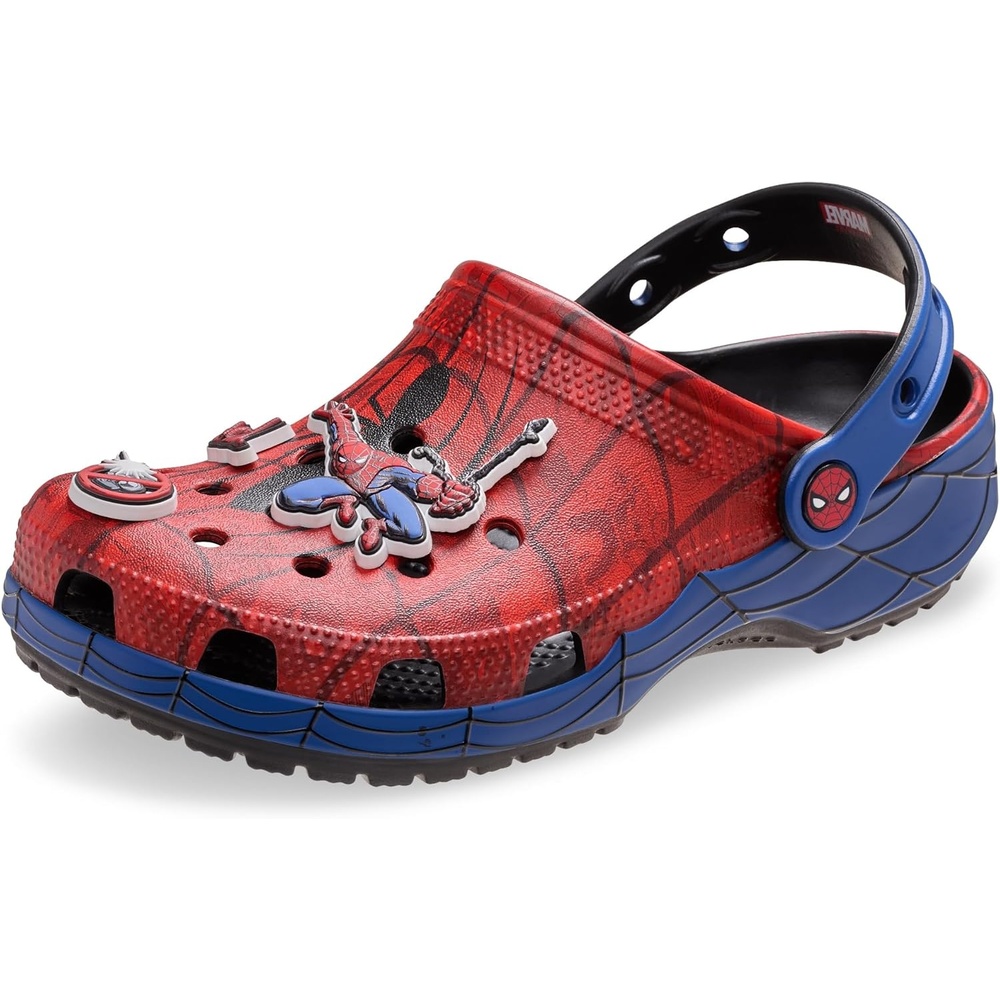 image:imageCrocs Unisex Adult Marvel Superhero ClogsSpiderman Web