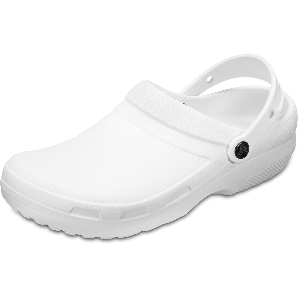 image:imageCrocs Unisex Adult Specialist II Work Clogs Enclosed Toe Slip Resistant All Day ComfortWhite