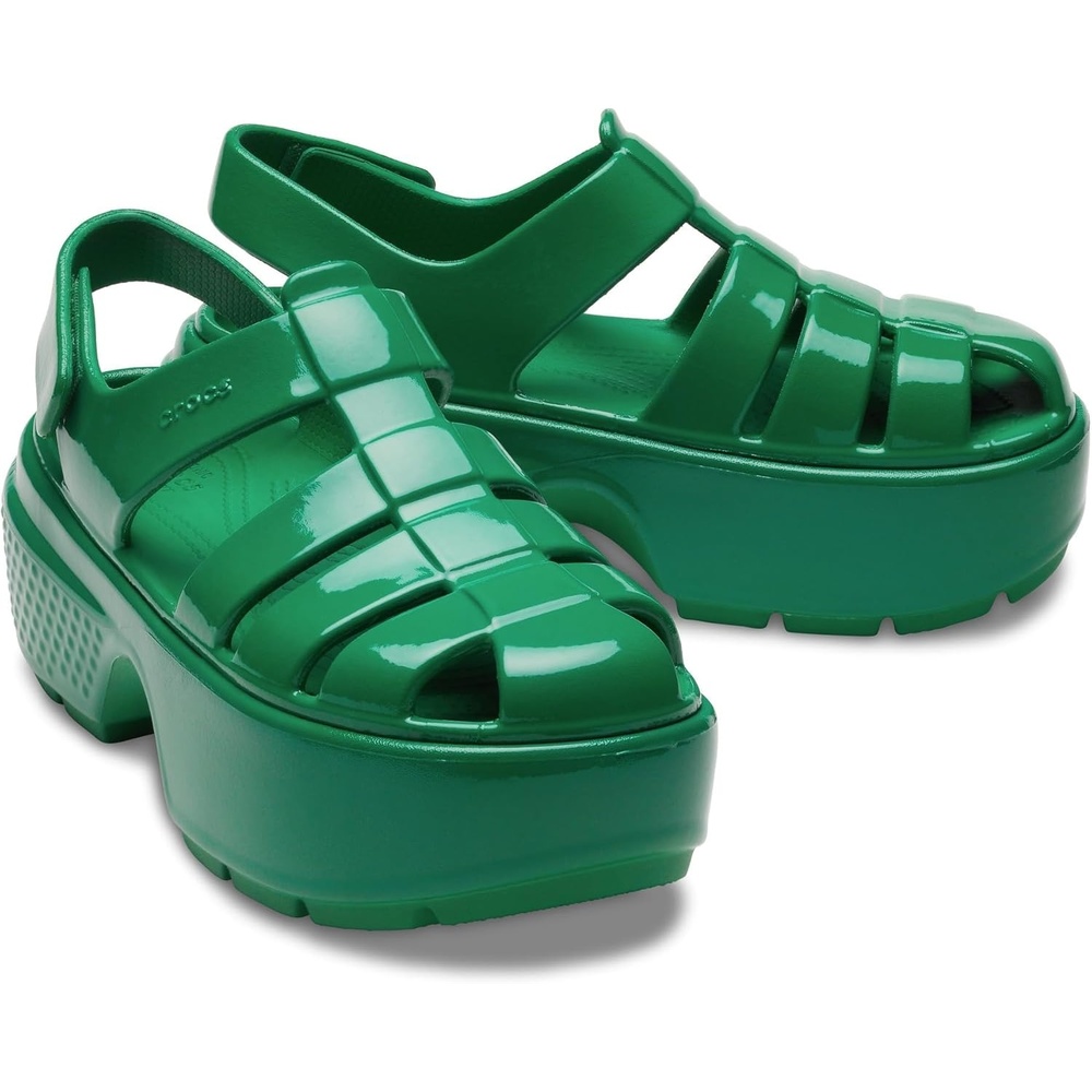 image:imageCrocs Unisex Adult Stomp Fisherman SandalGreen Ivy