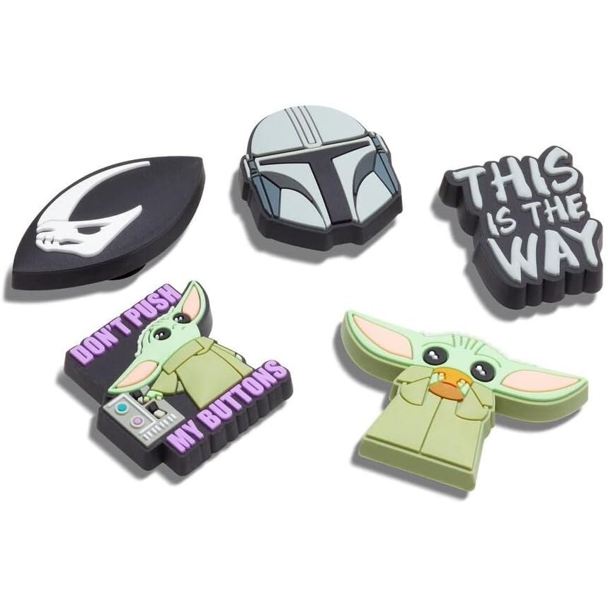 image:imageCrocs Unisex Jibbitz Characters Disneys The Mandalorian 5Pack One Size