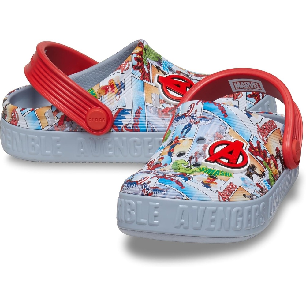 image:imageCrocs UnisexAdult Avengers Off Court Clogs ToddlerBlue Grey