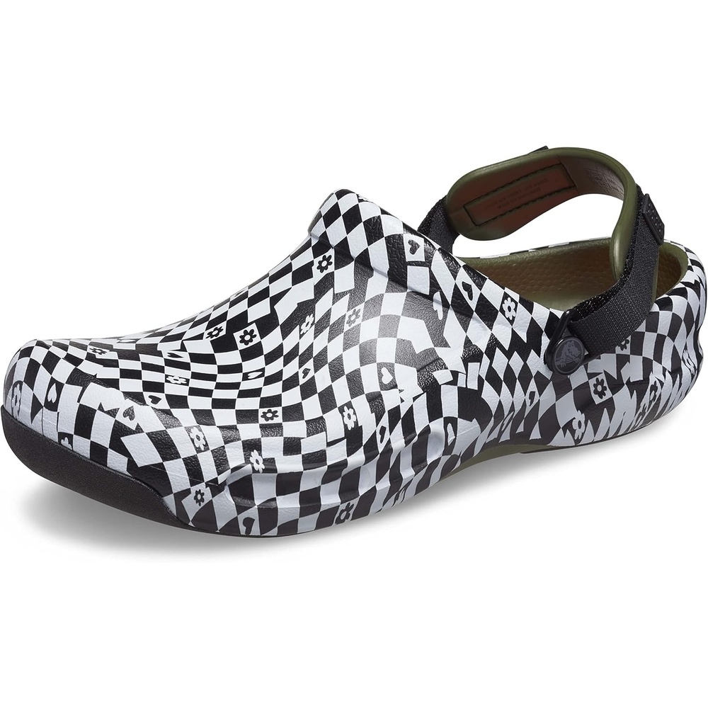 image:imageCrocs UnisexAdult Bistro Pro Literide Clogs  Enclosed Toe Work Shoes  Slip Resistant  All Day ComfortBlackWhite
