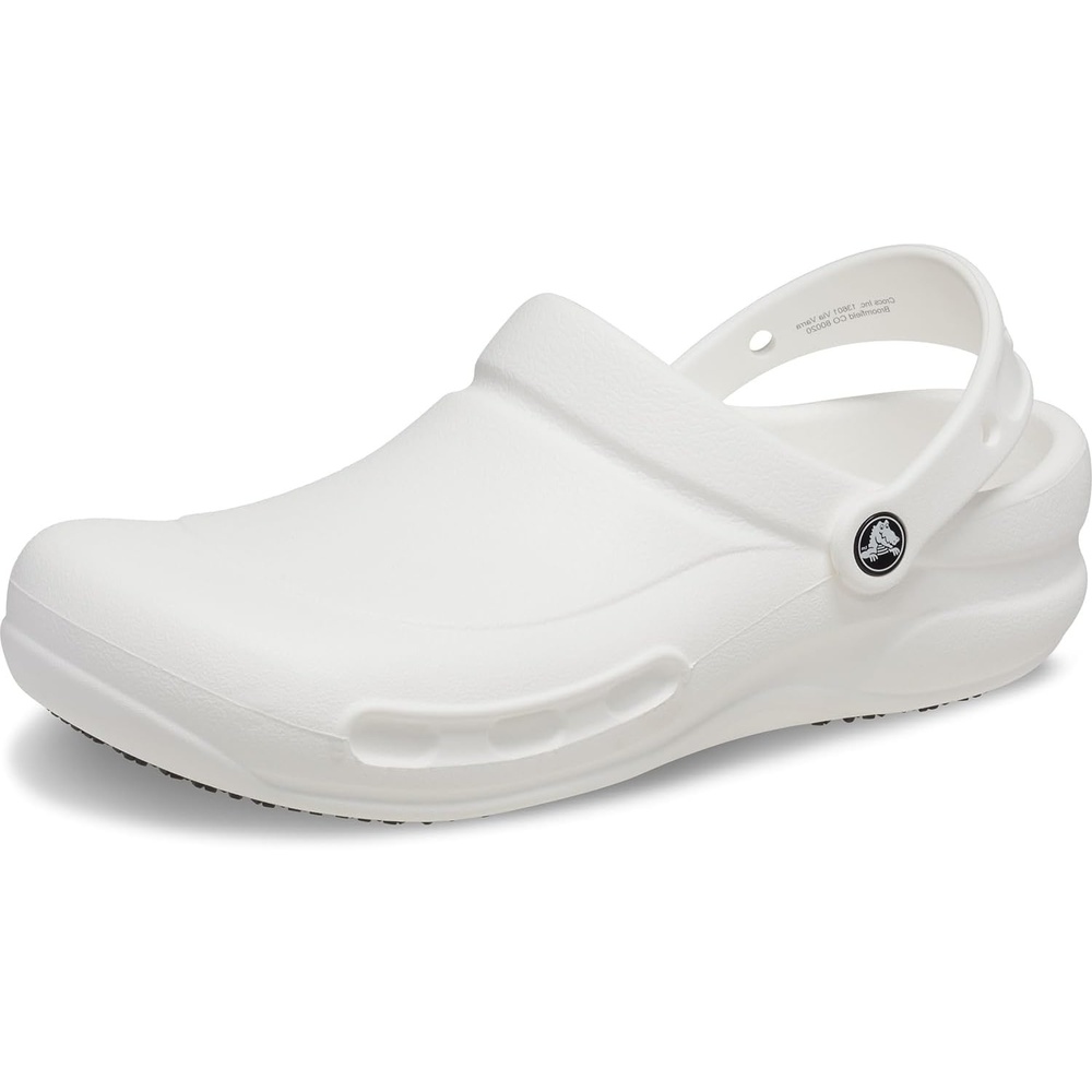 image:imageCrocs UnisexAdult Bistro Work Clogs  Enclosed Toe  Slip Resistant  All Day ComfortWhite
