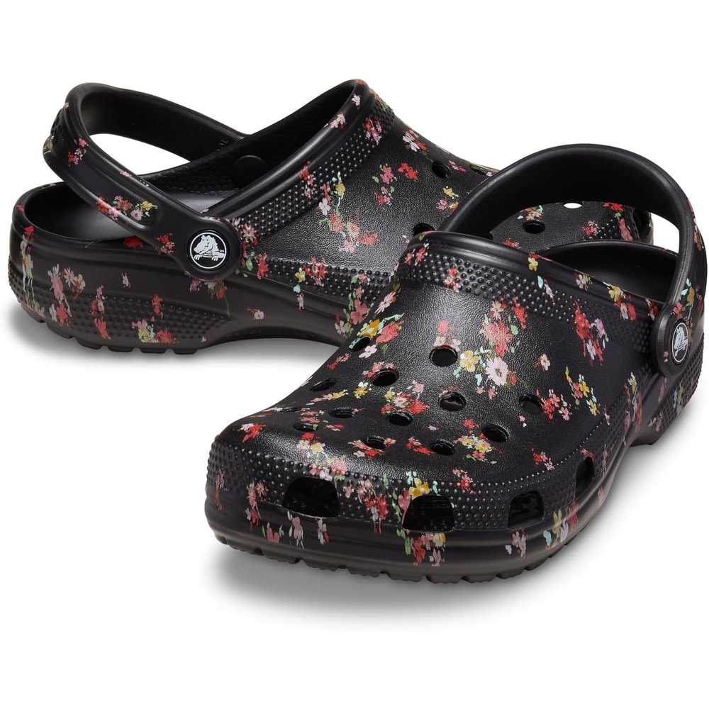 image:imageCrocs UnisexAdult Classic Clog  Seasonal GraphicBlack Ditsy