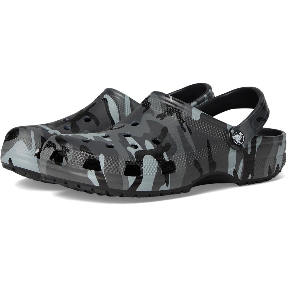 image:imageCrocs UnisexAdult Classic Clog  Seasonal GraphicBlackSlate Grey