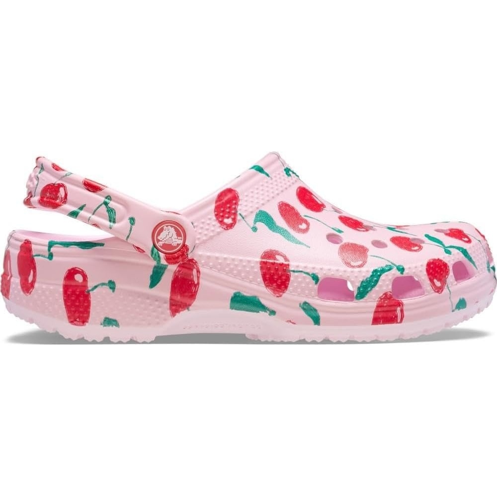 image:imageCrocs UnisexAdult Classic Clog  Seasonal GraphicPink MilkCherries