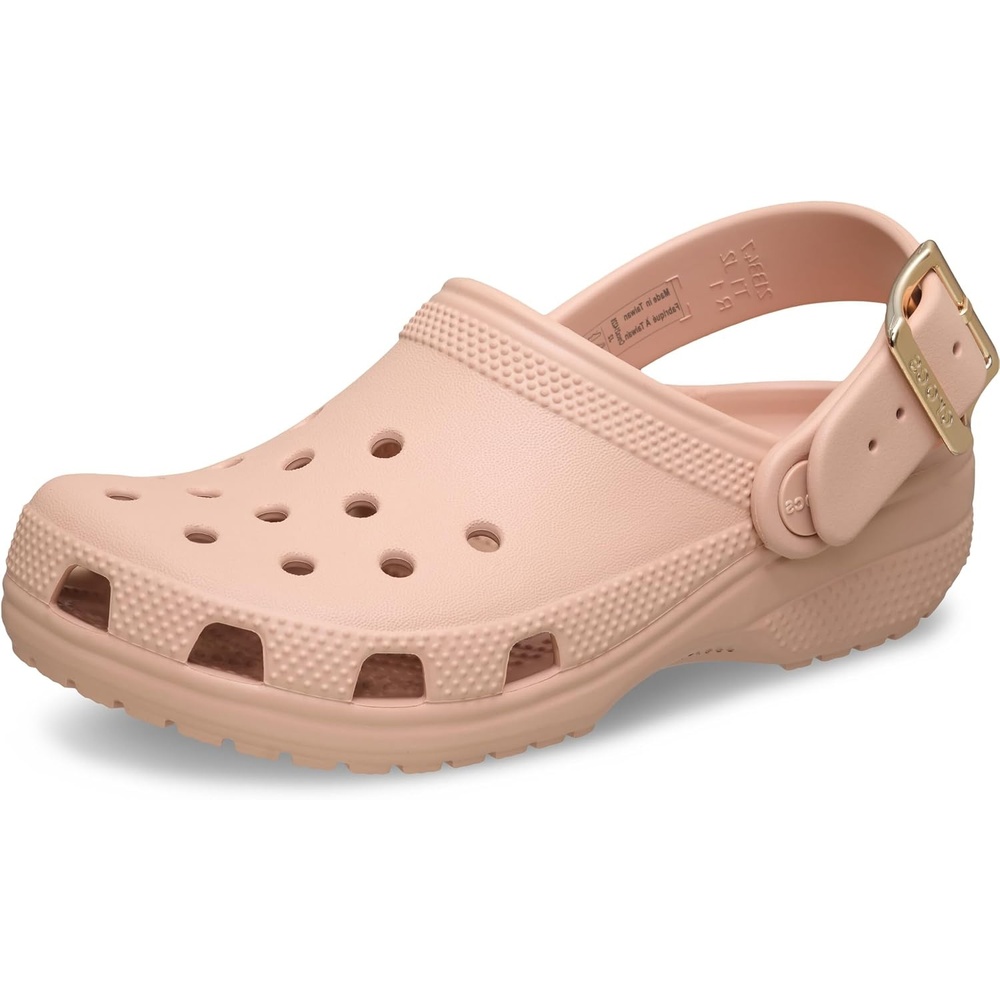 image:imageCrocs UnisexAdult Classic Metallic Buckle ClogsMetallic Blush