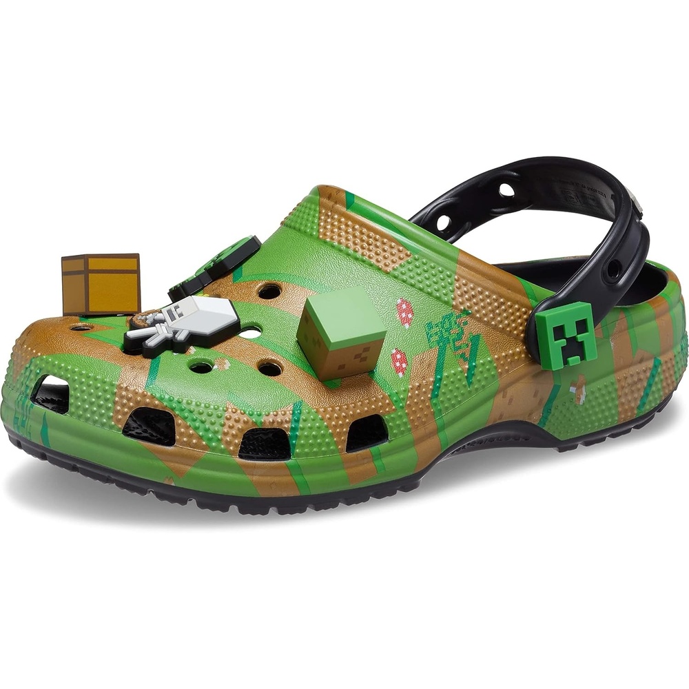 image:imageCrocs UnisexAdult Classic Minecraft ClogsMulti Green
