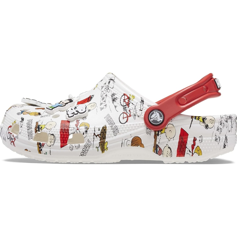 image:imageCrocs UnisexAdult Classic Peanuts Snoopy ClogWhiteMulti