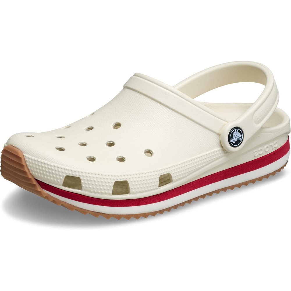 image:imageCrocs UnisexAdult Classic Retro Runner ClogsSummit White