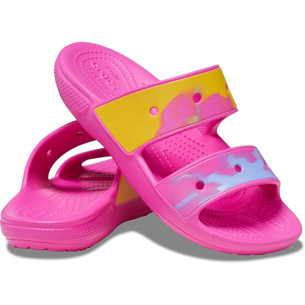 image:imageCrocs UnisexAdult Classic Slide SandalJuiceMulti Ombre
