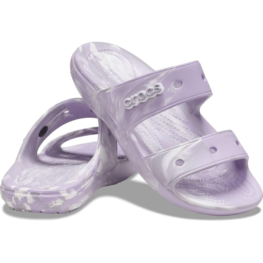 image:imageCrocs UnisexAdult Classic Slide SandalLavenderMulti