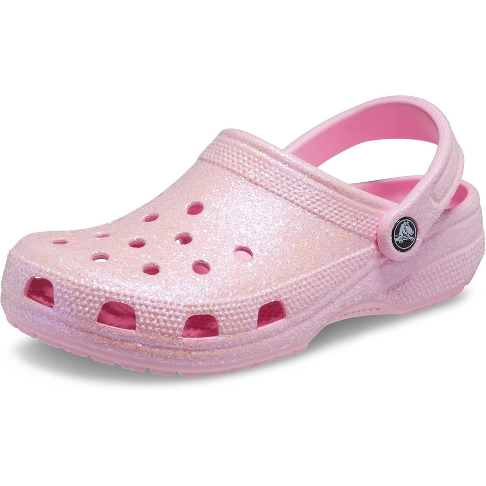 image:imageCrocs UnisexAdult Classic Sparkly Clog Metallic and Glitter Shoes Flamingo 6 Men8 Women
