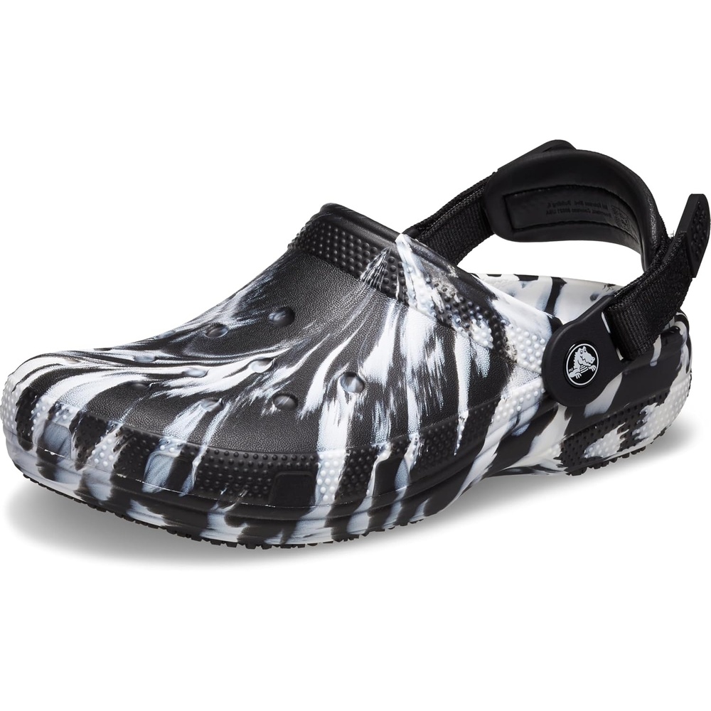 image:imageCrocs UnisexAdult Classic Work Clogs Enclosed Toe Slip Resistant All Day ComfortBlackWhite