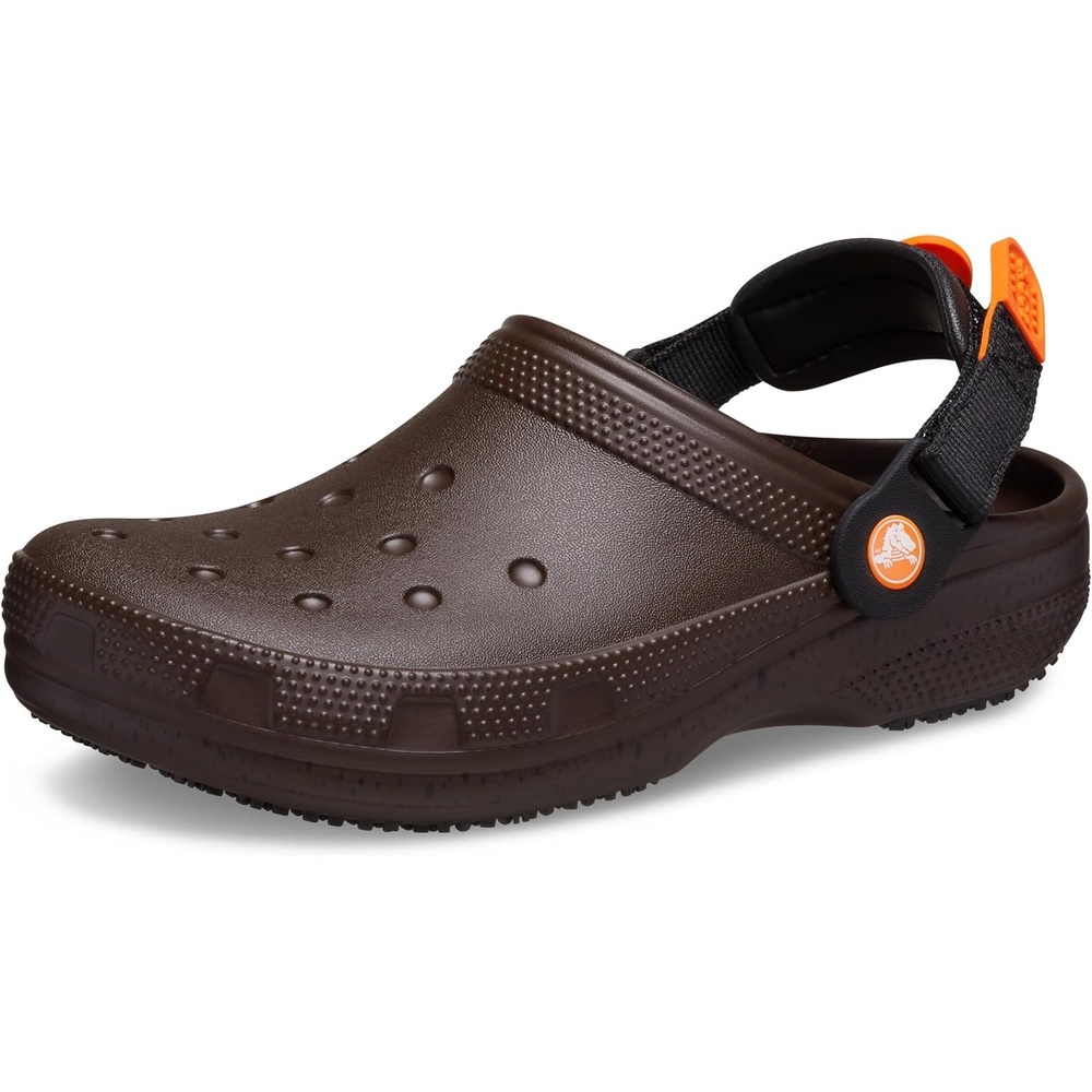 image:imageCrocs UnisexAdult Classic Work Clogs Enclosed Toe Slip Resistant All Day ComfortCoffee