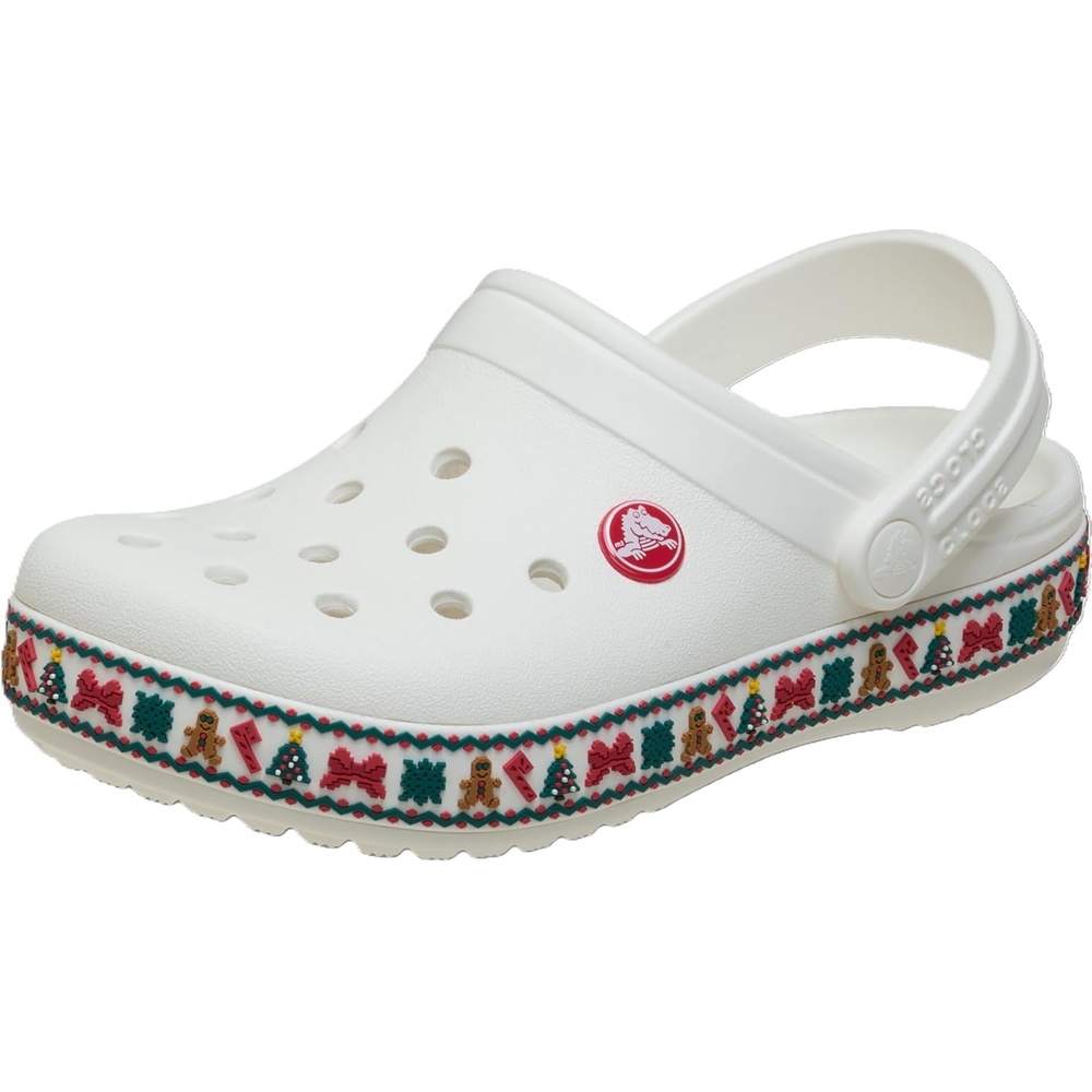 image:imageCrocs UnisexAdult Crocband ClogWhite Holiday