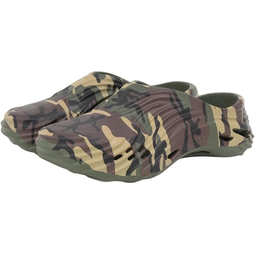 image:imageCrocs UnisexAdult Echo Wave ClogsArmy GreenMulti
