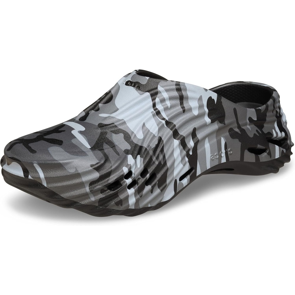 image:imageCrocs UnisexAdult Echo Wave ClogsBlackSlate Grey