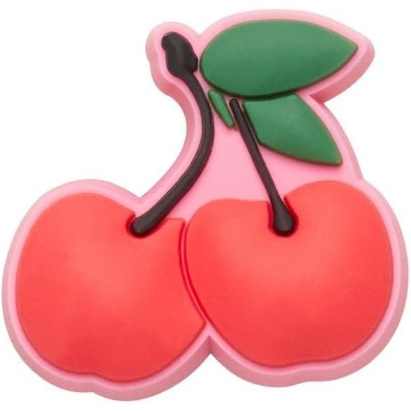 image:imageCrocs UnisexAdult Jibbitz Shoe Charms Cute Fruit Shoe Charm Singles Food Charms for Kids Teens and AdultsCherries