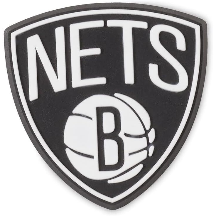 image:imageCrocs UnisexAdult Jibbitz Shoe Charms NBA Basketball Team Shoe Charm Singles Sports Charms for Boys and GirlsBrooklyn Nets