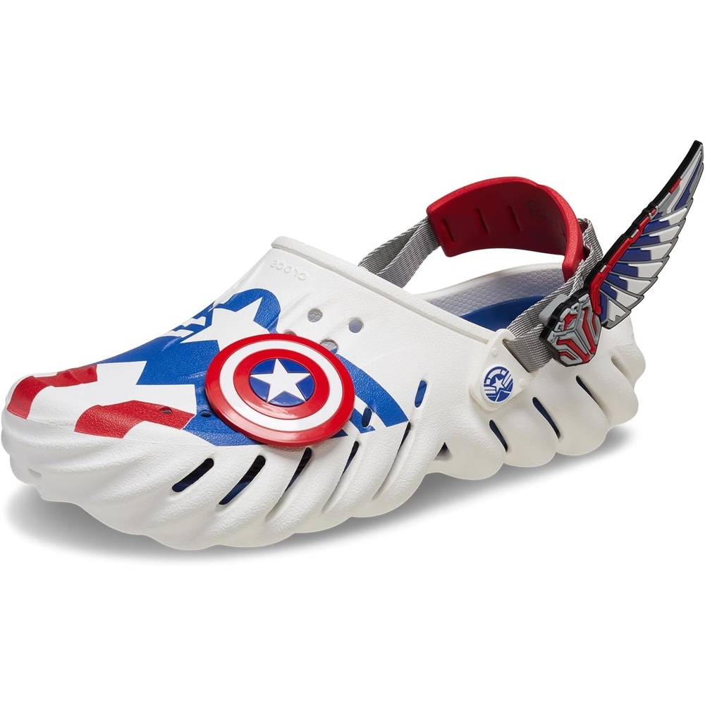 image:imageCrocs UnisexAdult Marvel Captain America Echo ClogWhite