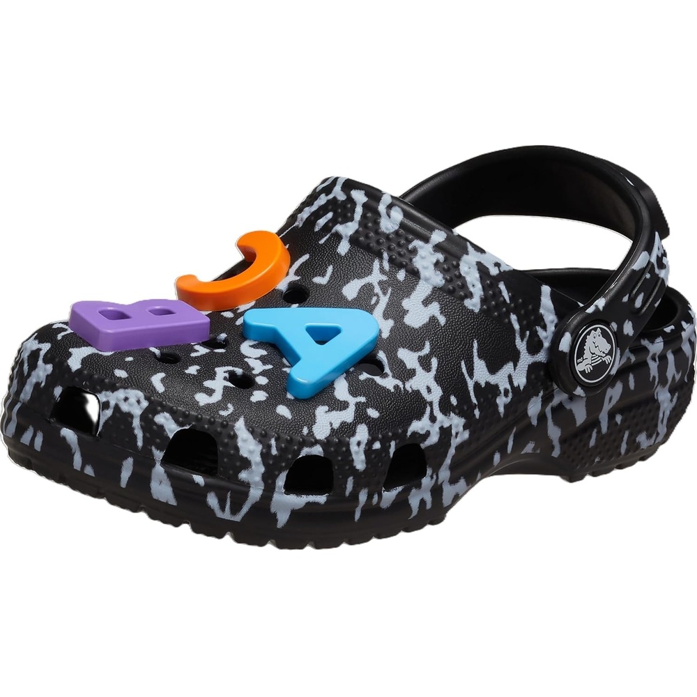 image:imageCrocs UnisexChild Classic Graphic ClogBlackWhite