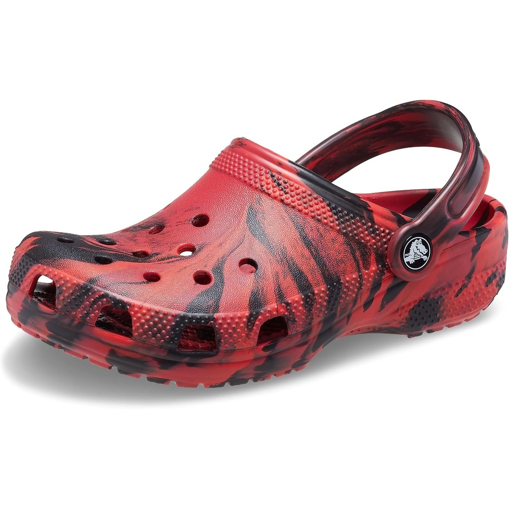 image:imageCrocs UnisexChild Classic Watercolor Marbled ClogPepperBlack