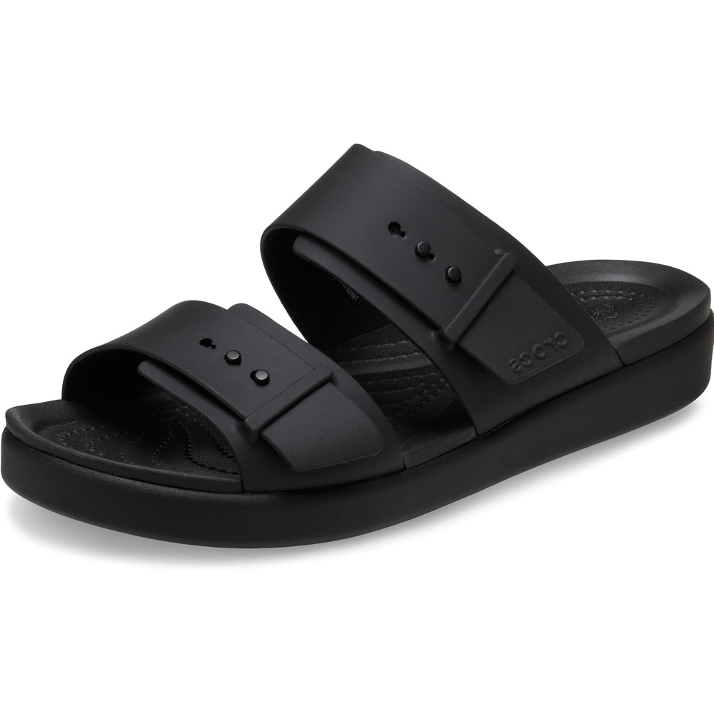 image:imageCrocs Womens Brooklyn Buckle Low SandalsBlack