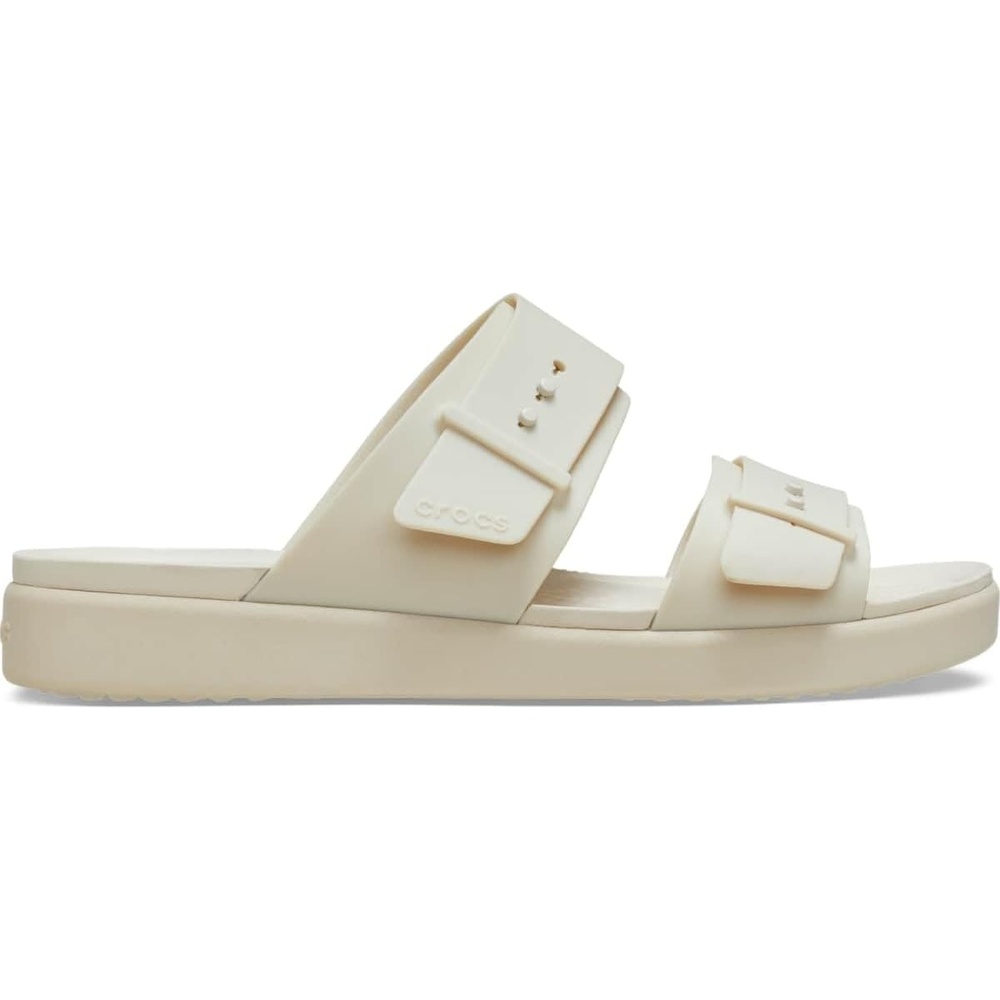 image:imageCrocs Womens Brooklyn Buckle Low SandalsSandstone