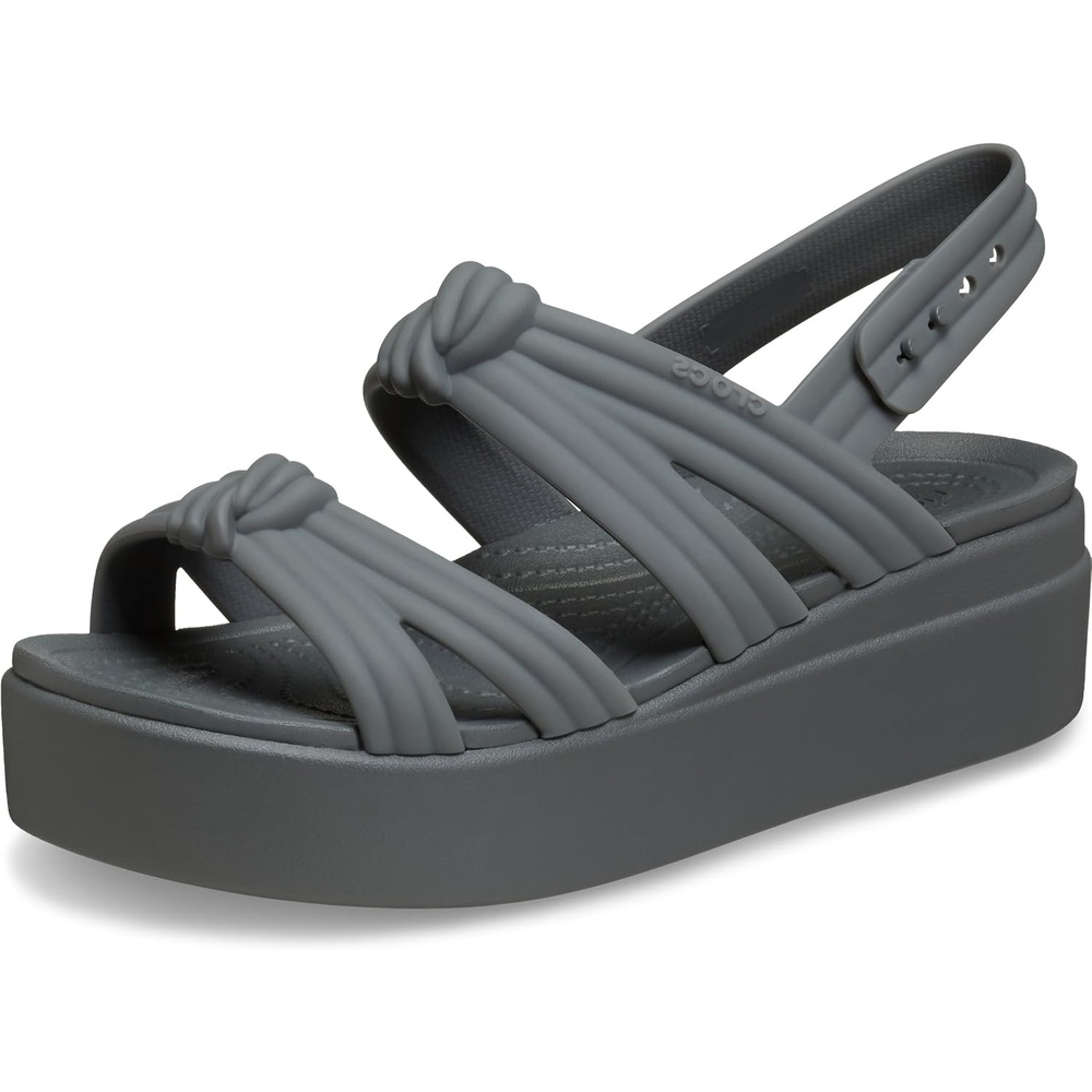 image:imageCrocs Womens Brooklyn Low Wedge SandalsCarbon Knot