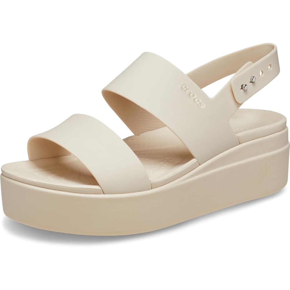 image:imageCrocs Womens Brooklyn Low Wedge SandalsSandstone