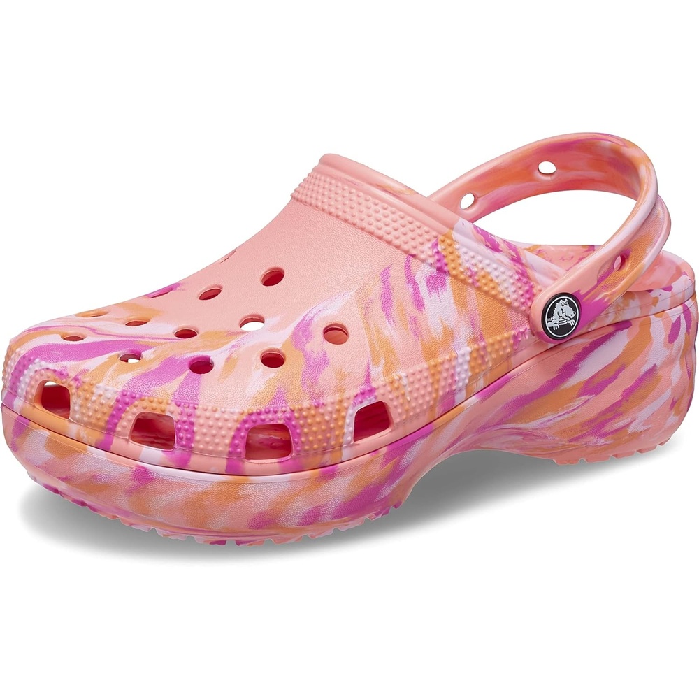 image:imageCrocs Womens Classic Graphic Platform ClogsGuavaMulti