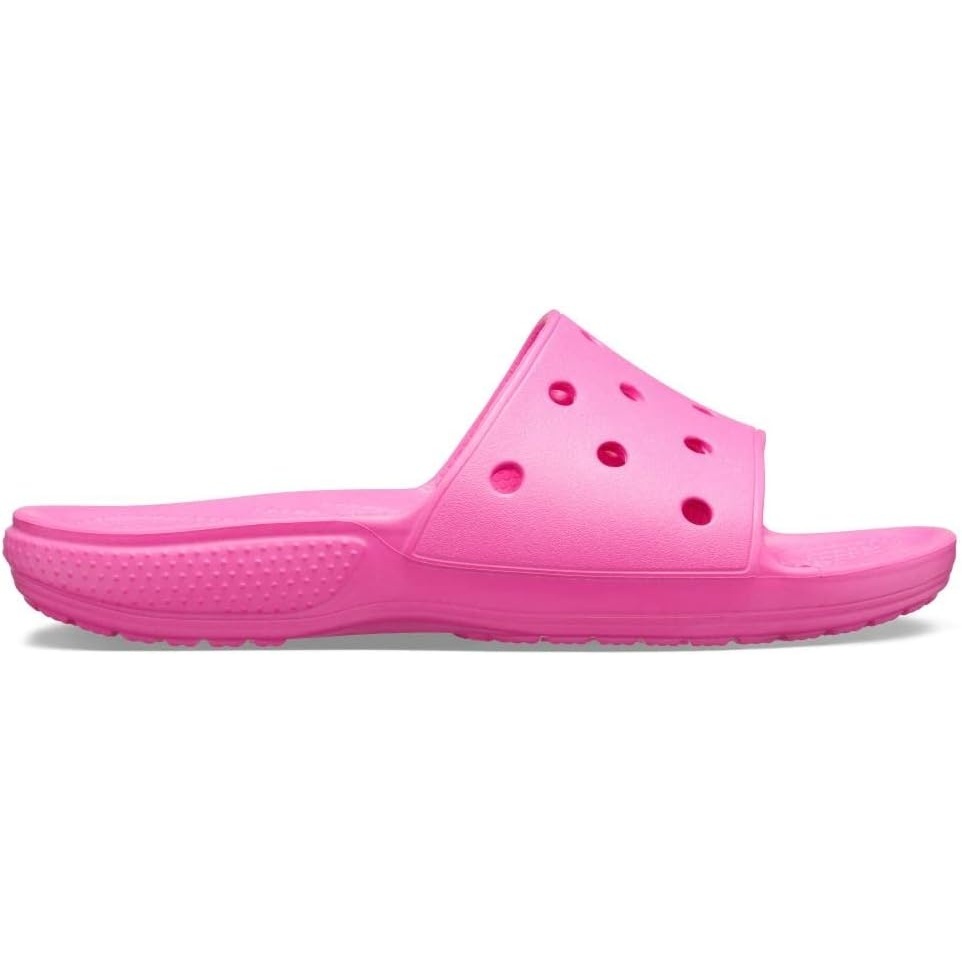 image:imageCrocs Womens Classic TieDye SlidesElectric Pink