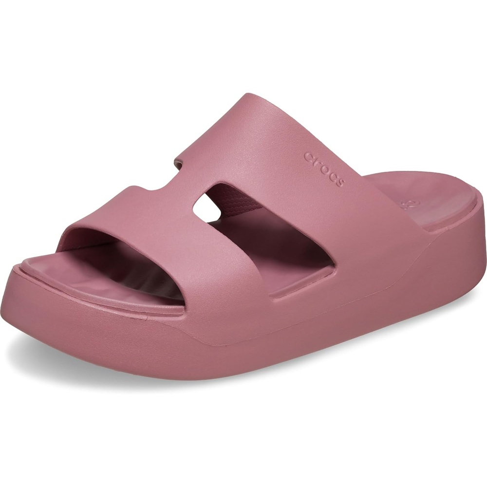image:imageCrocs Womens Getaway Platform HStrap Wedge SandalsCassis