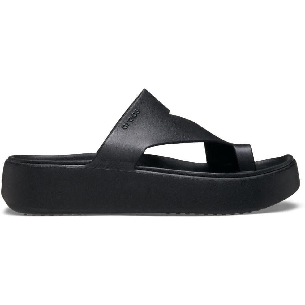 image:imageCrocs Womens Getaway Toe Loop Platform SandalsBlack