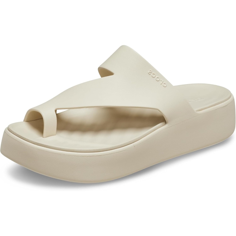 image:imageCrocs Womens Getaway Toe Loop Platform SandalsSandstone