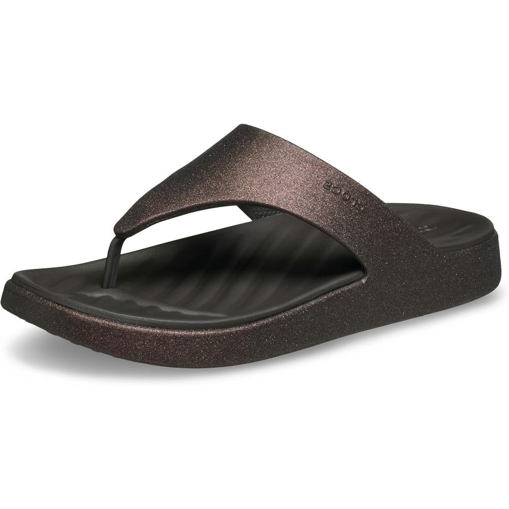 image:imageCrocs Womens Getaway Triangle Flip FlopsDark Cocoa