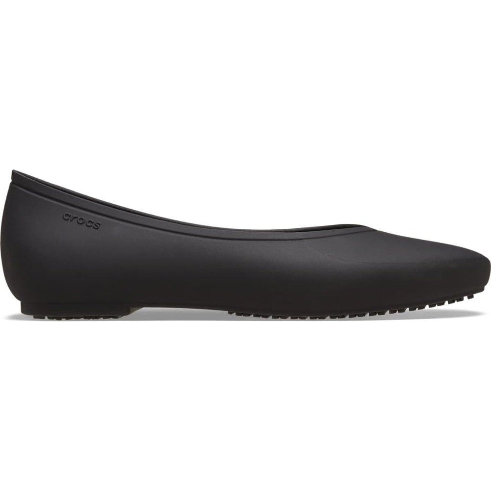 image:imageCrocs Womens On The Clock Work FlatsBlack