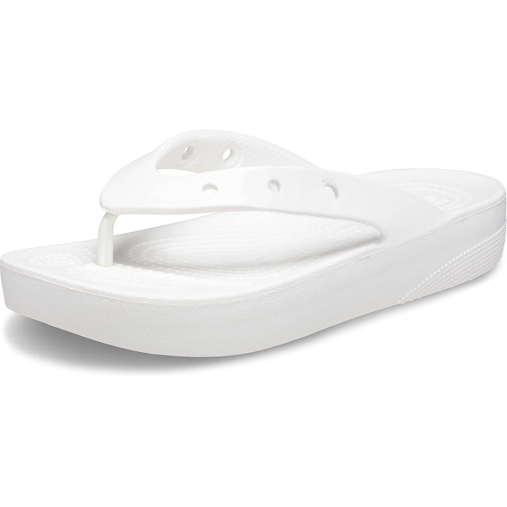 image:imageCrocs Womens Platform Flip Flop SandalWhite