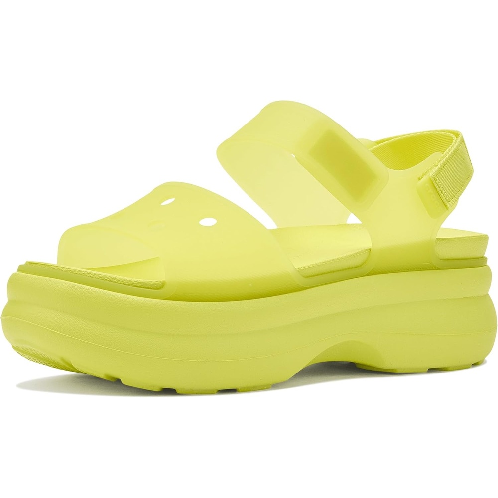image:imageCrocs Womens Soho Y Strap SandalsFrosted Citrus