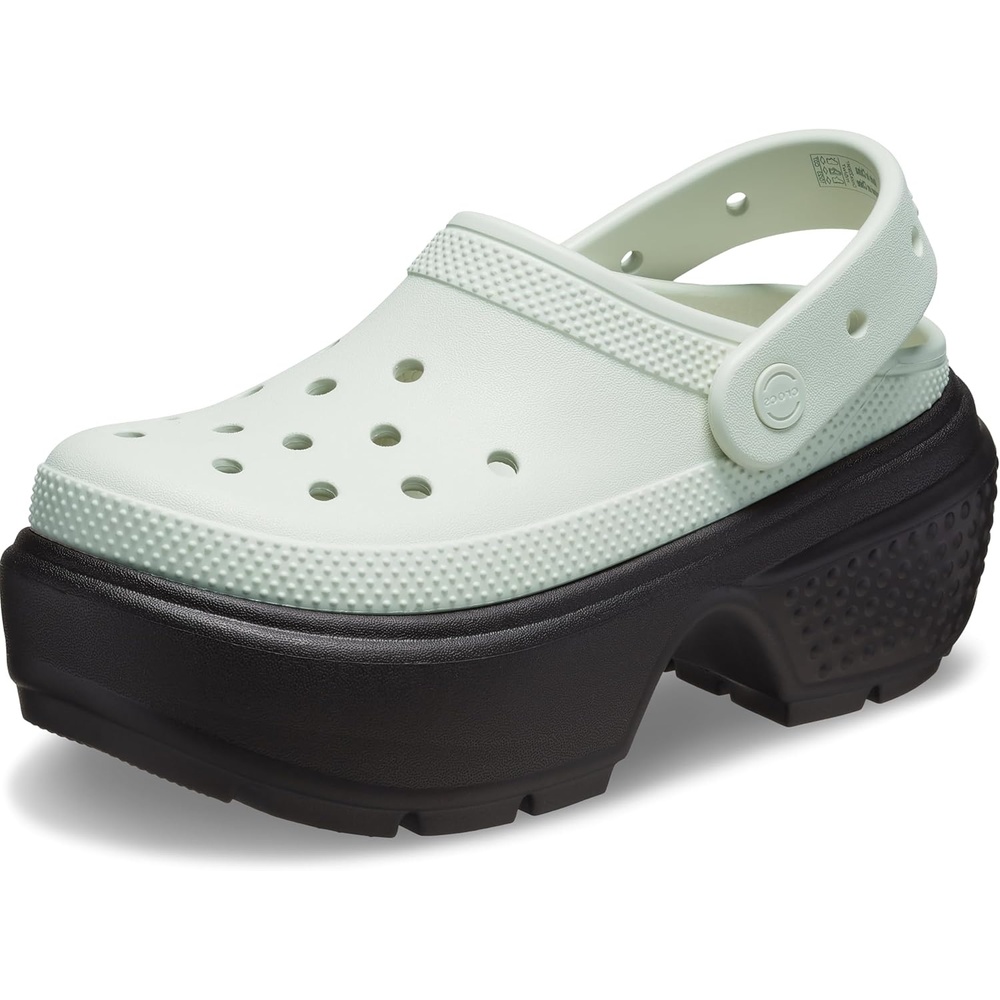 image:imageCrocs Womens Stomp Clog Slipon ShoesLinen Black