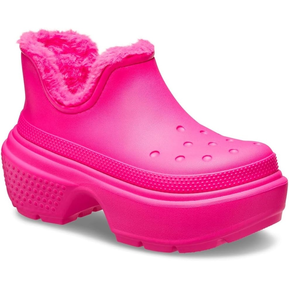 image:imageCrocs unisexadult Stomp Lined Shorty BootsPink Crush